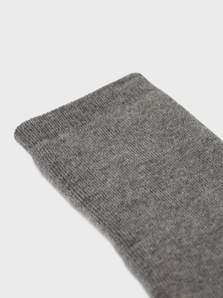Strumpa Merinoull Waksi Tjock Mörkgrå