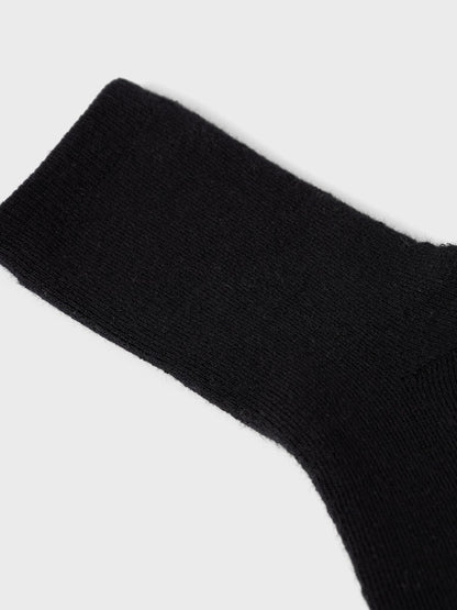 Strumpa Merinoull Waksi Tjock Svart