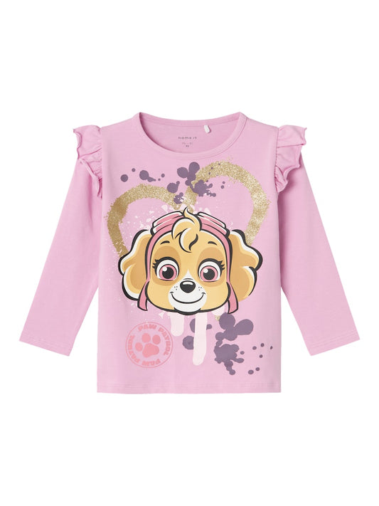 Långärmad Topp Pawpatrol Jutte Glitter Rosa