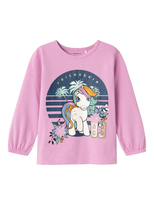 Långärmad Topp My Little Pony Glitter Rosa