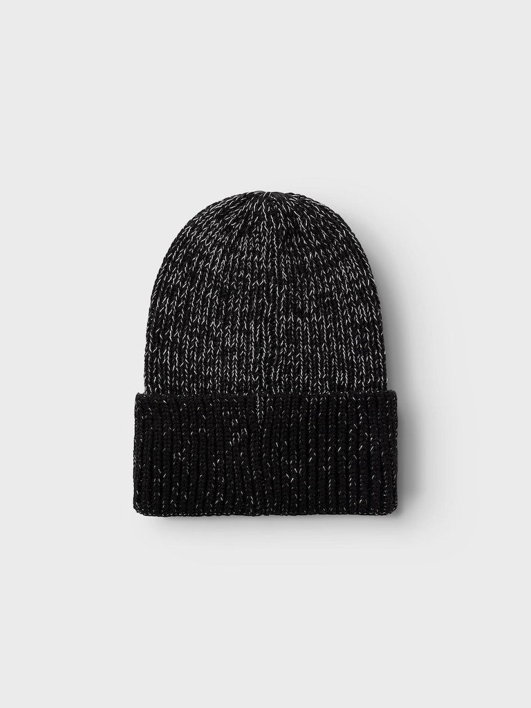 Stickad Reflexmössa Svart