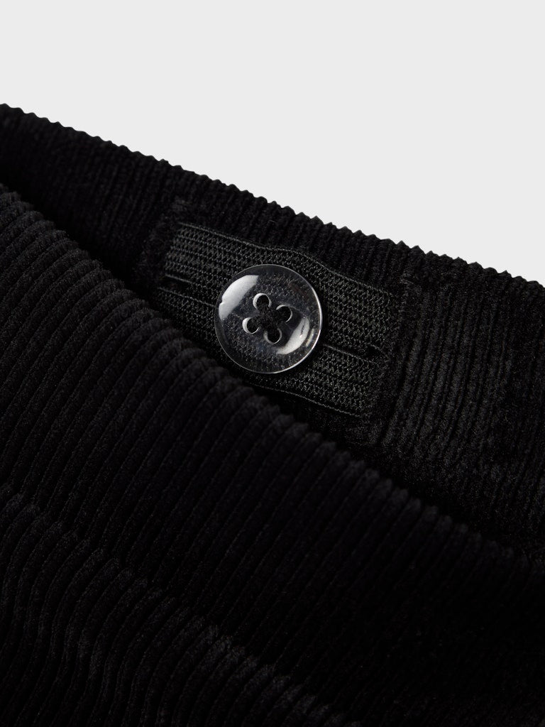 Byxor Bootcut Oringe Velour Svarta