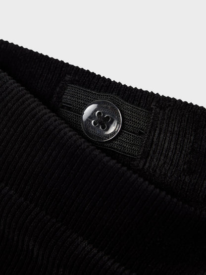 Byxor Bootcut Oringe Velour Svarta