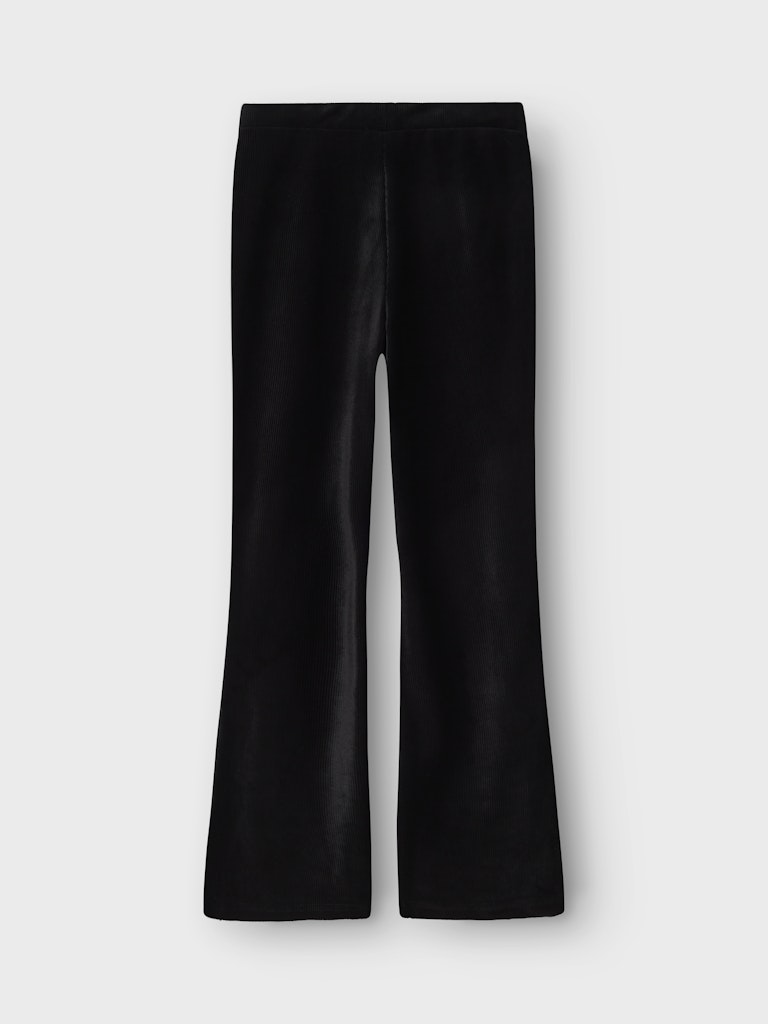 Byxor Bootcut Oringe Velour Svarta
