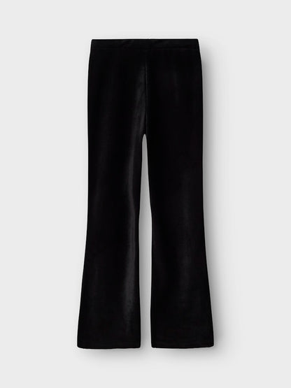 Byxor Bootcut Oringe Velour Svarta