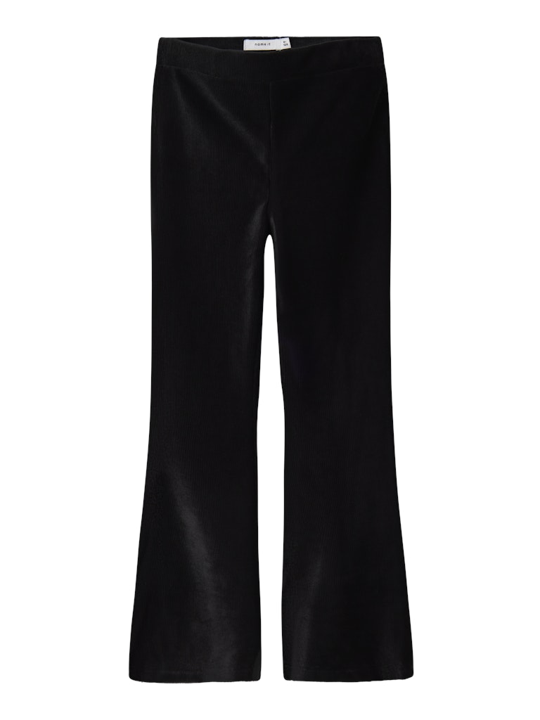Byxor Bootcut Oringe Velour Svarta