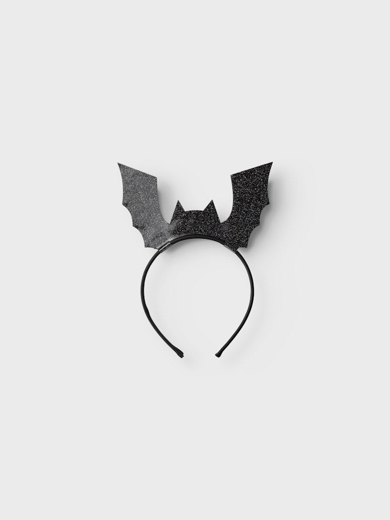 Diadem Booh Fladdermus Halloween Svart