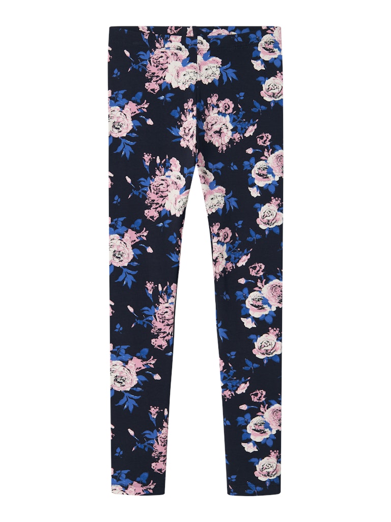 Leggings Vivian Mönstrade Blommor Blå