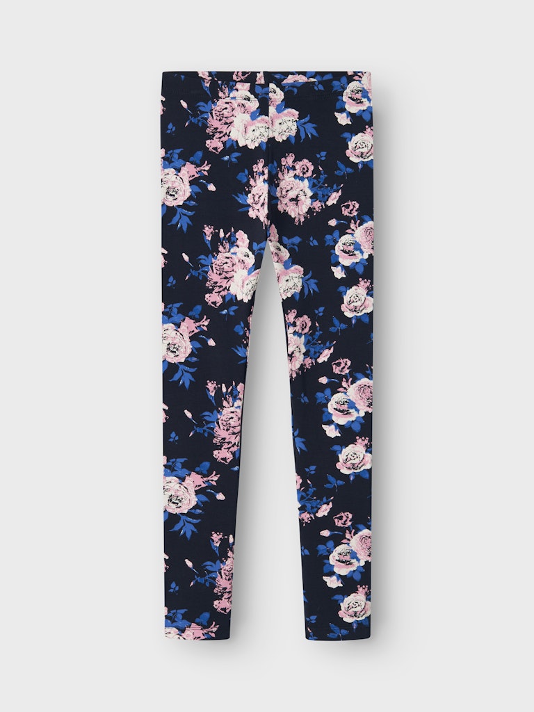 Leggings Vivian Mönstrade Blommor Blå