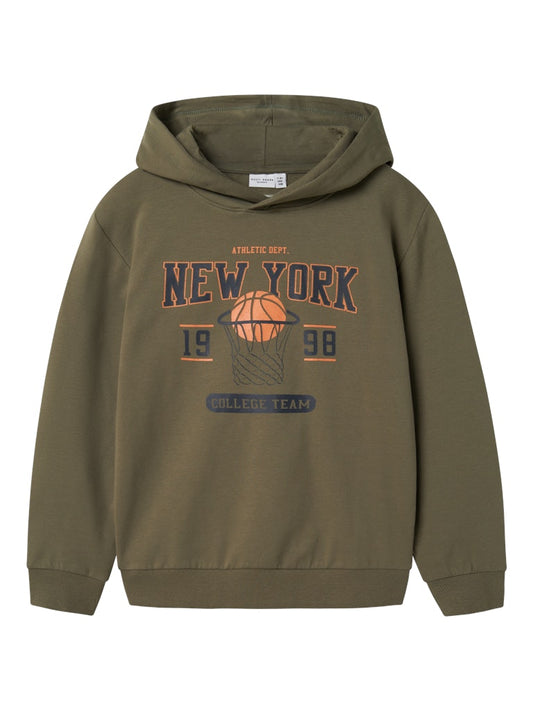 Hoodie Vugo New York Grön