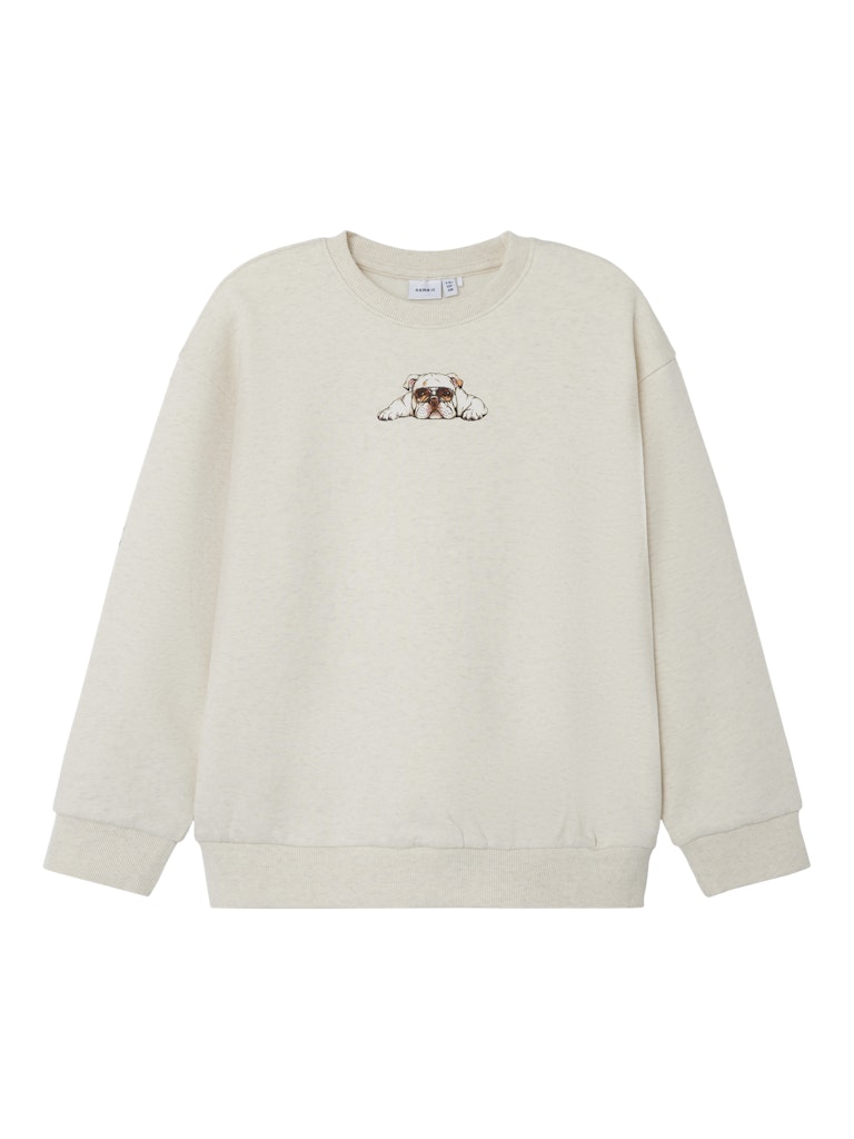 Sweattröja Nakrave Bulldogg Beige