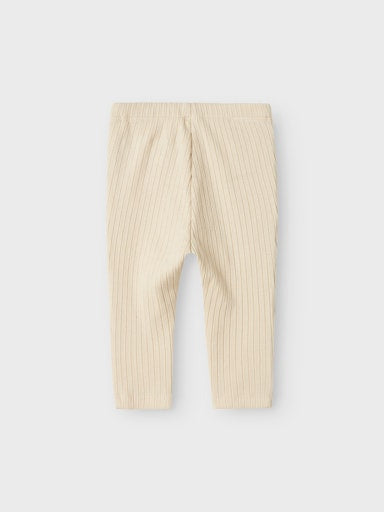 Leggings Olba Ribbade Hjärta Beige