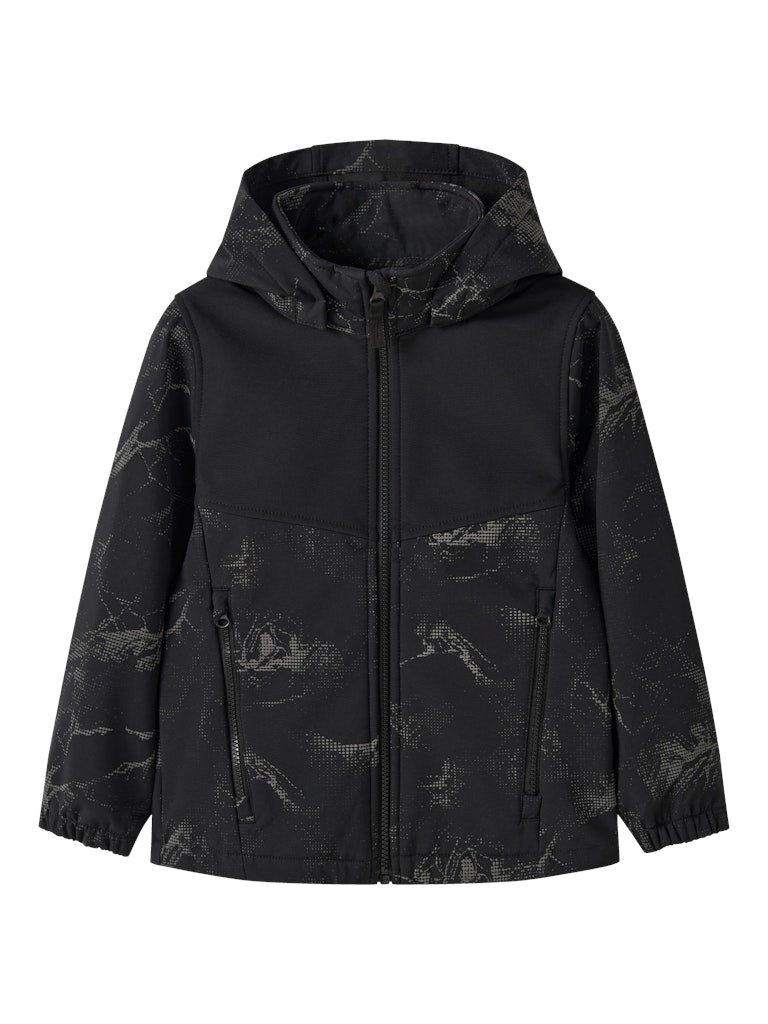 Softshell Jacka K Vattentät Alfa08 Reflex Svart