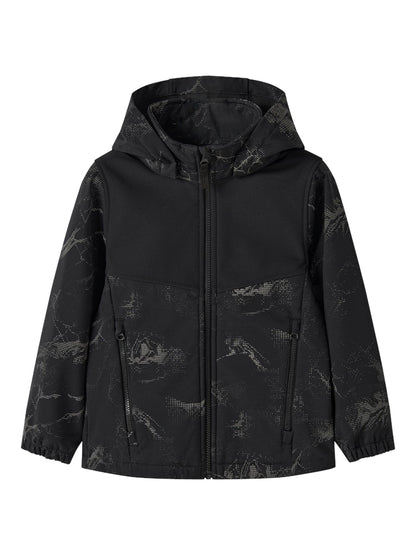 Softshell Jacka K Vattentät Alfa08 Reflex Svart