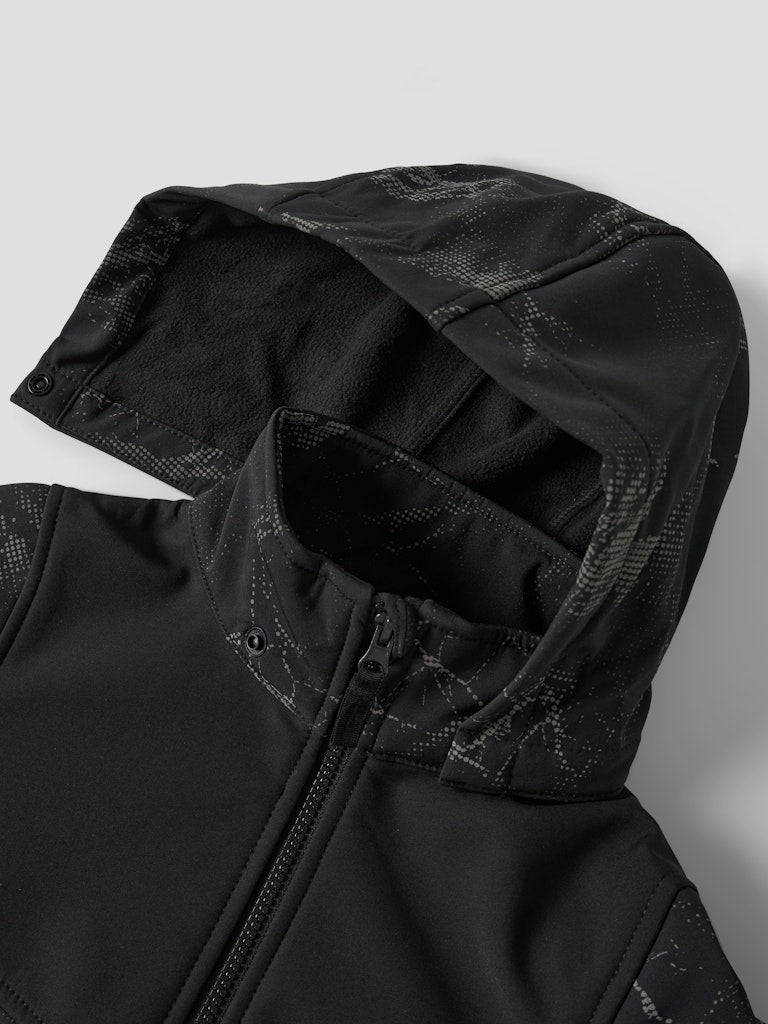 Softshell Jacka K Vattentät Alfa08 Reflex Svart