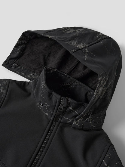 Softshell Jacka K Vattentät Alfa08 Reflex Svart