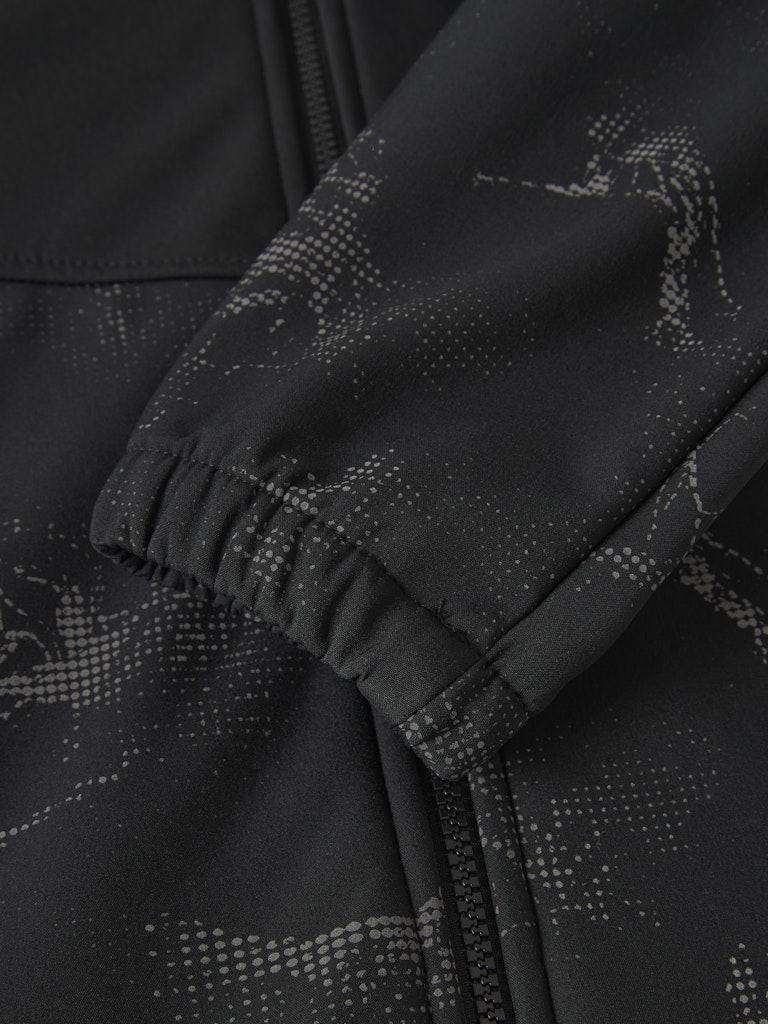 Softshell Jacka K Vattentät Alfa08 Reflex Svart