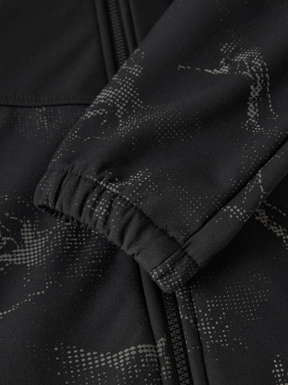 Softshell Jacka K Vattentät Alfa08 Reflex Svart