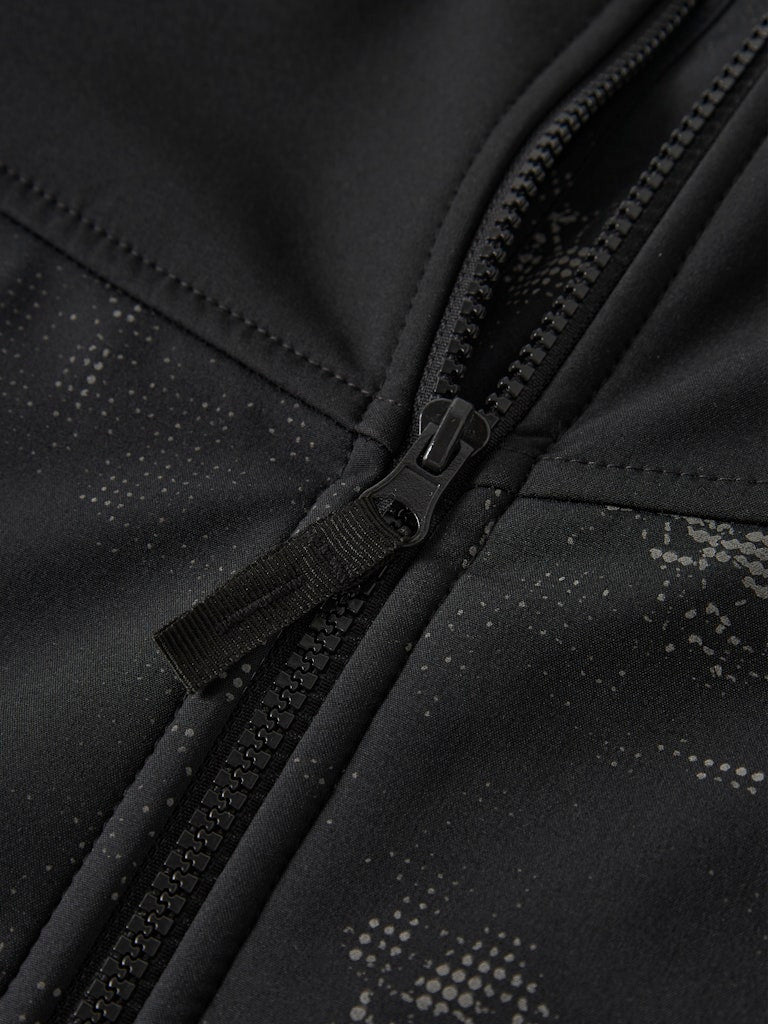 Softshell Jacka K Vattentät Alfa08 Reflex Svart