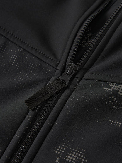 Softshell Jacka K Vattentät Alfa08 Reflex Svart