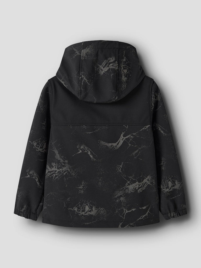 Softshell Jacka K Vattentät Alfa08 Reflex Svart