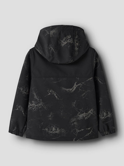 Softshell Jacka K Vattentät Alfa08 Reflex Svart