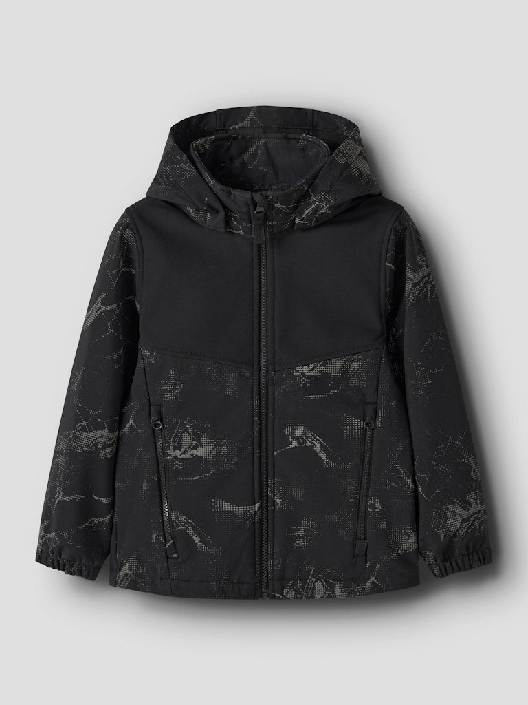 Softshell Jacka K Vattentät Alfa08 Reflex Svart