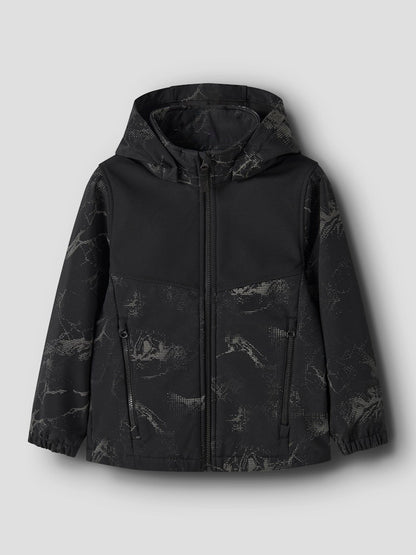 Softshell Jacka K Vattentät Alfa08 Reflex Svart