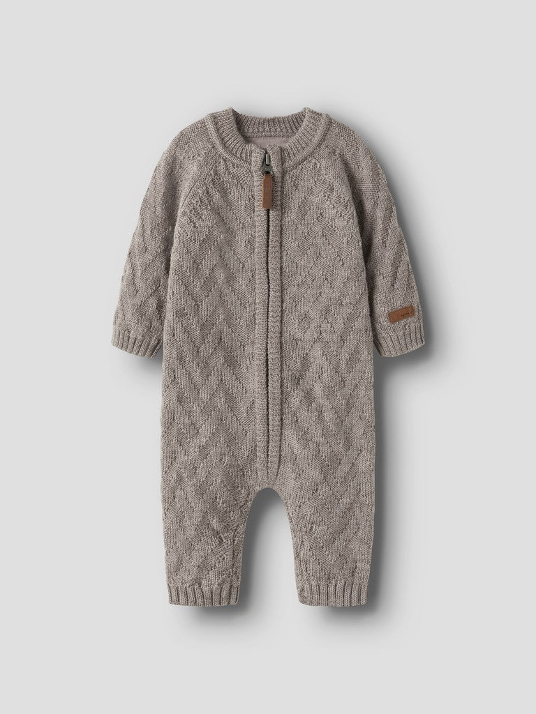 Overall Merinoull Stickad Wruni Beige
