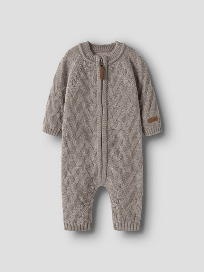 Overall Merinoull Stickad Wruni Beige