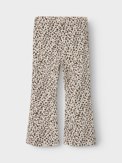 Legging/Byxa Bootcut Oda Leopard Beige