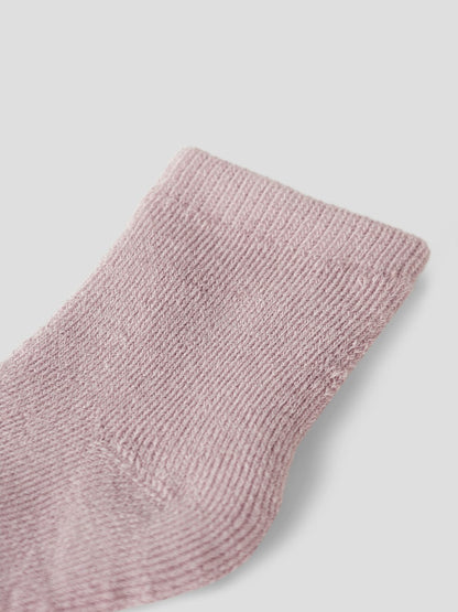Strumpa Merinoull Waksi Tjock Rosa
