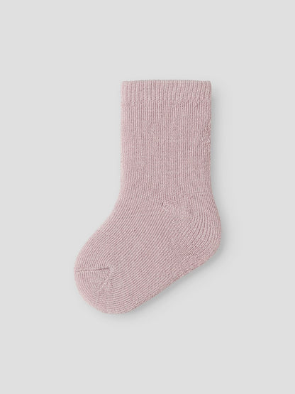 Strumpa Merinoull Waksi Tjock Rosa