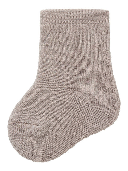 Strumpa Merinoull Waksi NB Tjock Beige