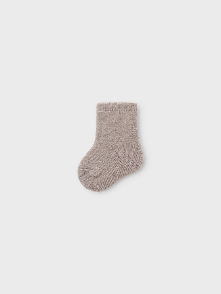 Strumpa Merinoull Waksi NB Tjock Beige