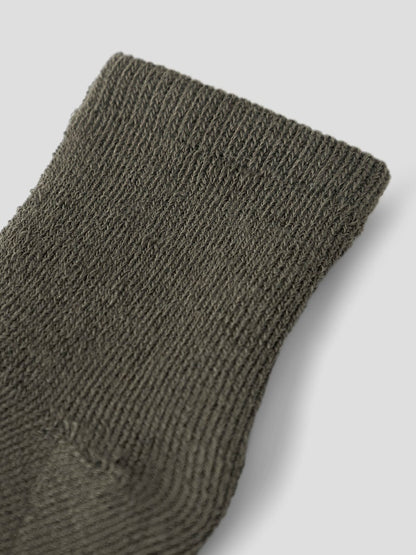 Strumpa Merinoull Waksi Tjock Grön