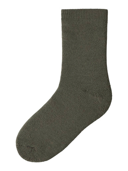 Strumpa Merinoull Waksi Tjock Grön