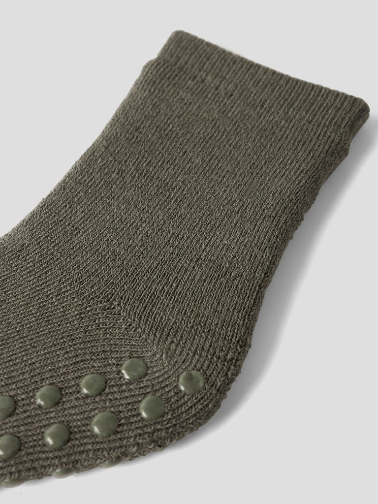 Halkstrumpor Merinoull Waksi Tjock Grön