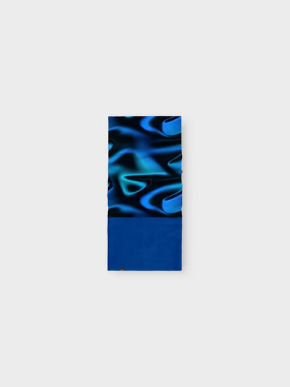 Tubhalsduk Halsvärmare Mub Fleece Mönstrad Blå