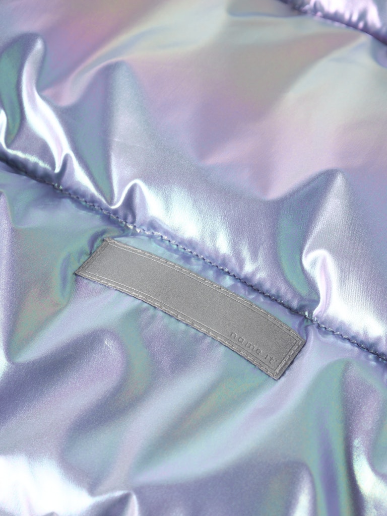 Glansig Täckjacka K Molina Lila Silver