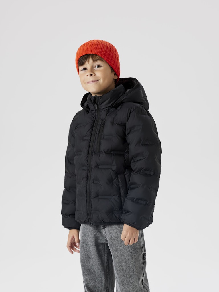 Täckjacka Mason Enfärgad Svart