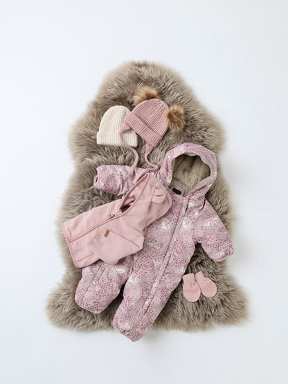 Mössa Mora Stickad Tofsar Rosa