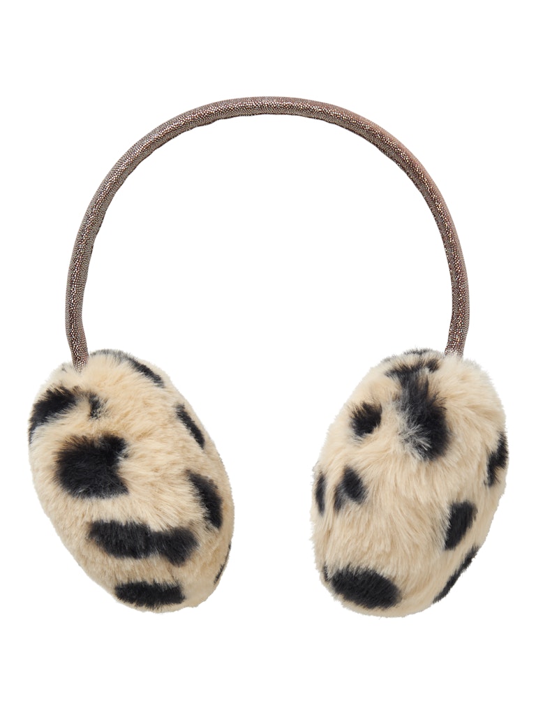 Öronmuffar Fluffiga Mellow Leopard Beige