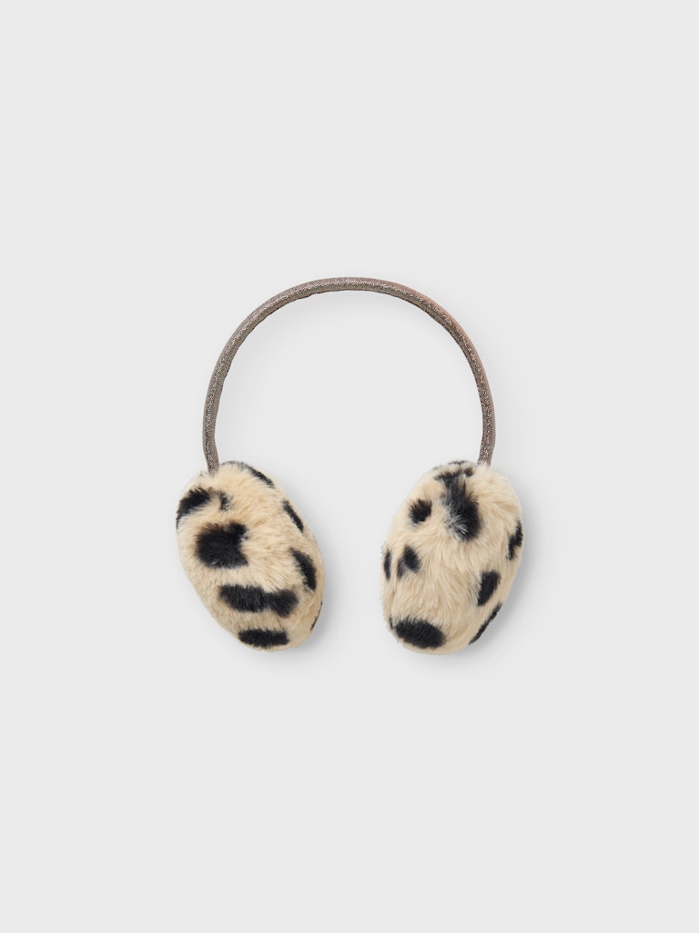 Öronmuffar Fluffiga Mellow Leopard Beige