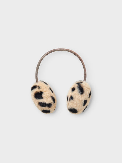 Öronmuffar Fluffiga Mellow Leopard Beige