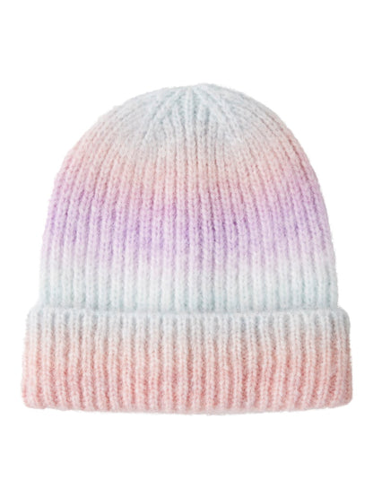Mössa Ribbstickad Misty M Flerfärgad Rosa/Blå/Lila