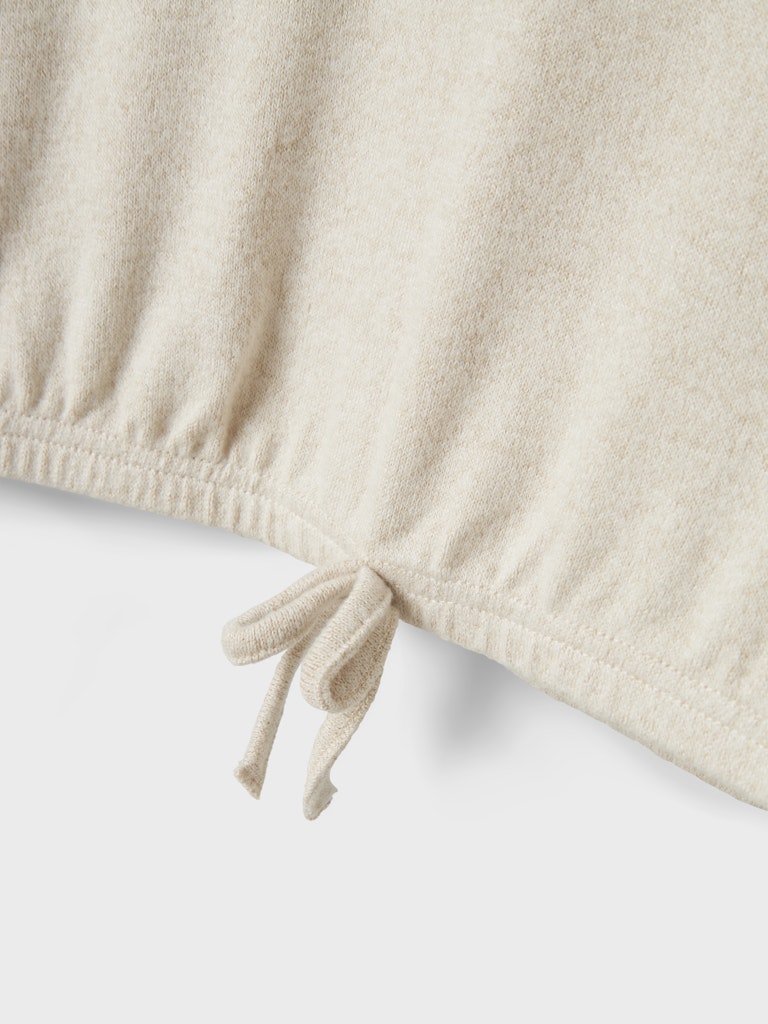 Hoodie Kathlin Enfärgad Beige