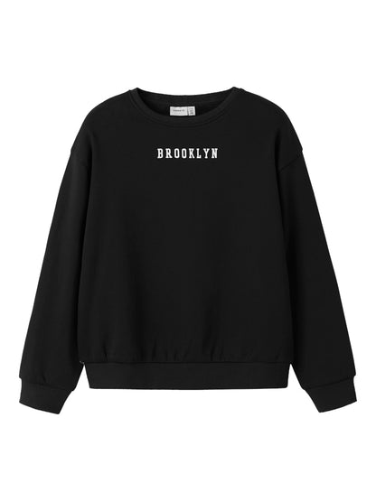 Sweattröja Nevea Brooklyn Enfärgad Svart