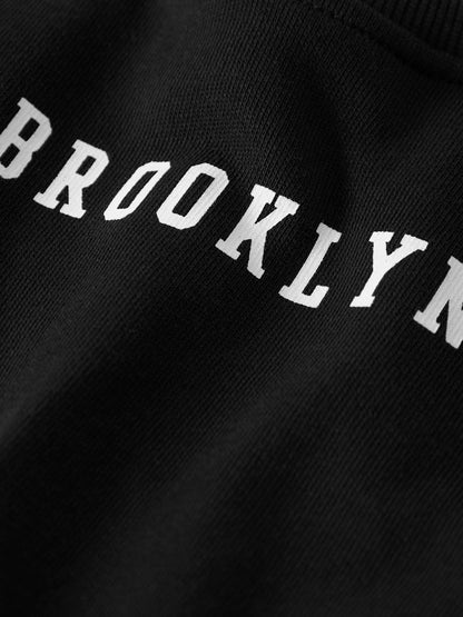 Sweattröja Nevea Brooklyn Enfärgad Svart