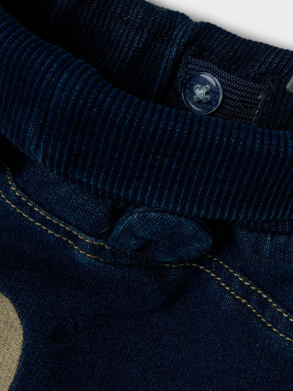 Mjuka Jeans Baggy Ben Mörk Blå